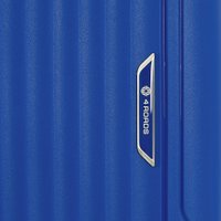 Чемодан-спиннер 4 ROADS 8001-M 65 см (королевский синий)