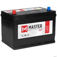 Автомобильный аккумулятор Master Batteries 90 Ah MASTER BATTERIES Asia L+