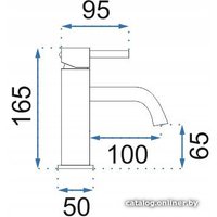 Смеситель Rea Lungo REA-B4527 (матовое золото)
