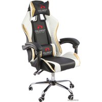 Игровое (геймерское) кресло Calviano Ultimato (черный/белый/золотистый)
