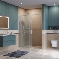 Душевая дверь BelBagno SOFT_CLOSE-1-BF-1-160-C-Cr в Бресте