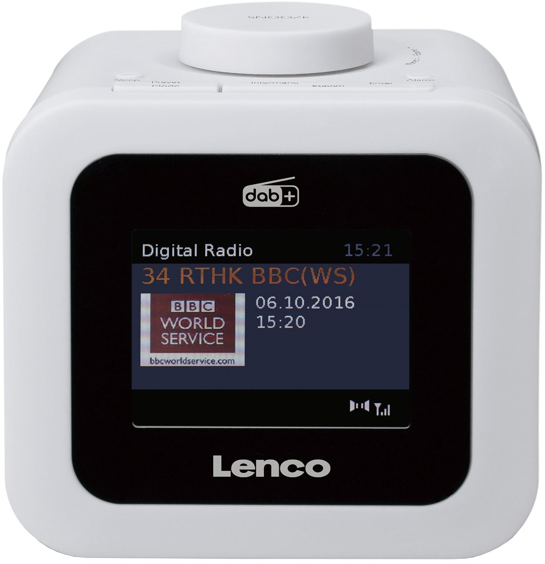 

Настольные часы Lenco CR-620WH