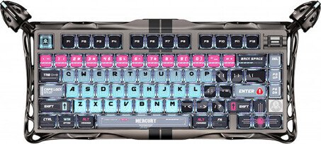 Клавиатура Gravastar Mercury V75 Pro Cyberpunk (GravaStar x Gateron Magnetic Jade Pro)