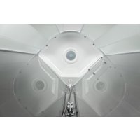 Душевая кабина Saniteco SNT-86 90х90 (серый/матовое стекло)