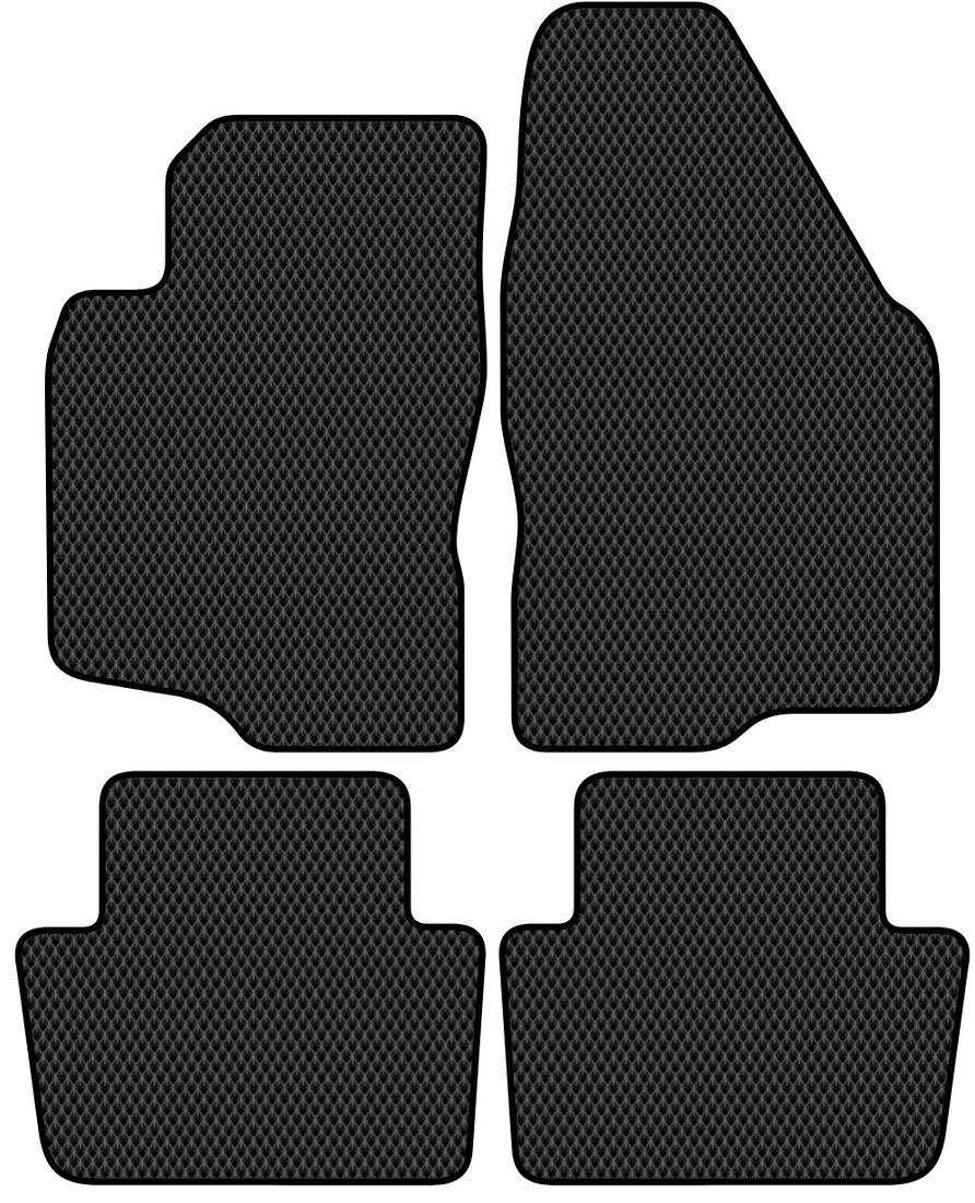 

Комплект ковриков для авто Alicosta Volvo S80 I (седан) 1998 - 2006 (черный, ромб)