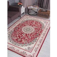 Ковер для жилой комнаты Merinos Darga F672-STAN-RED-CREAM (1.5x2.3)