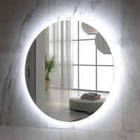  Пекам Зеркало Ring Fly 90x90 RingFly-90x90spcl (с подсветкой, с сенсором, подогревом, часами)