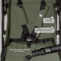 Коляска прогулочная «книга» Sweet Baby Colibri Plus (лесной зеленый)