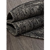 Циновка Merinos Kair S129-OVAL-BLACK-GRAY (1.4х2)