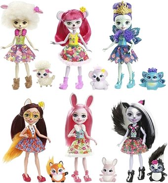 Кукла Enchantimals С любимой зверюшкой DVH87 (в ассортименте)