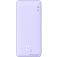 Внешний аккумулятор Baseus Airpow Fast Charge Power Bank 20W 10000mAh (сиреневый) + брендированный брелок Baseus