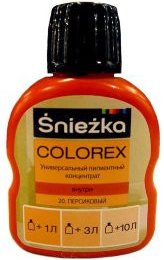 

Колеровочная краска Sniezka Colorex 0.1 л (№20, персиковый)