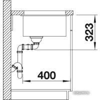 Кухонная мойка Blanco Subline 350/350-U (кофе)