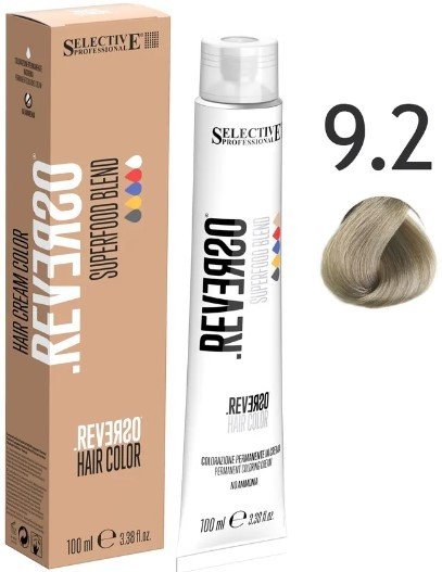 

Крем-краска Selective Professional Reverso Superfood 9.2 89092 (100 мл, очень светлый блондин бежевый)