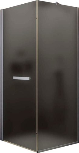 Душевой уголок MaybahGlass MGY-1349-5 (графит матовый стекло/хром матовый)