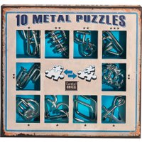 Головоломка Eureka Wire Puzzle Sets 10 Metal Puzzles 473356 (синий)