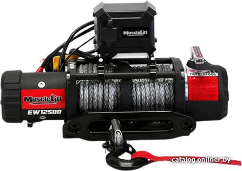 Лебедка автомобильная T-max Musclelift EW-12500 синтетика