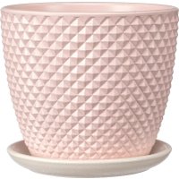 Вазон Композит Грань №3 КБ-Б3-217-09 (2.15 л, розовый бутон)