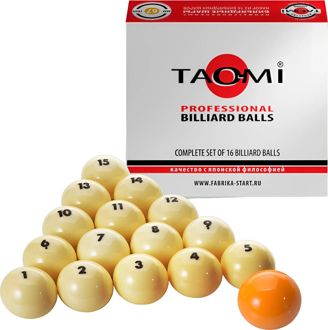

Шар для бильярда Tao-Mi Professional BBTA68-YC