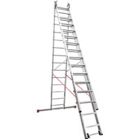 Лестница-стремянка Новая высота NV 523 трёхсекционная индустриальная 3x14 ступеней