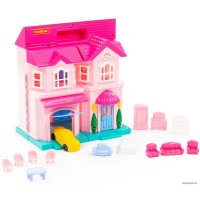 Кукольный домик Полесье София с набором мебели и автомобилем 78018