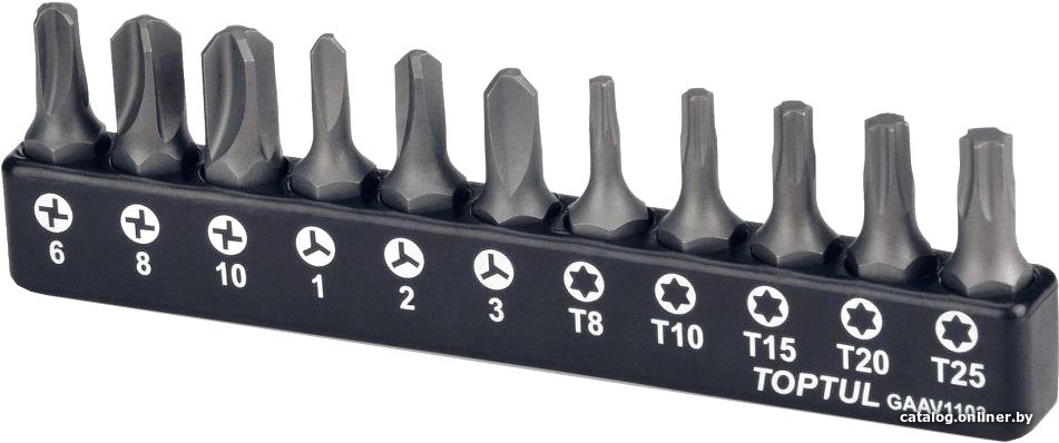 Набор бит Toptul GAAV1103 (11 предметов)