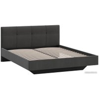 Кровать Трия Элис тип 1 с мягкой обивкой 160x200 (велюр графит)