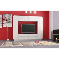 Стенка Олмеко Лаванда-2 (белый глянец)