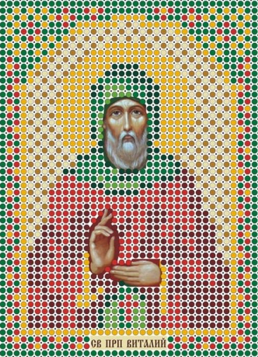 

Набор для вышивания Русская сказка Св. преподобный Виталий Александрийский ММ-037б