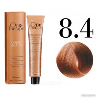 Крем-краска Fanola ORO Therapy Color Keratin 8.4 светло-русый медный 100 мл