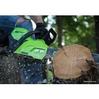 Аккумуляторная пила Greenworks GD60CS40K2 (с АКБ 2 Ah)