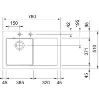 Кухонная мойка Franke Mythos MTK 611-78 124.0540.976 (белый)