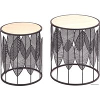 Журнальный столик Halmar Folla (натуральный/черный)