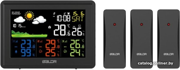 Метеостанция Baldr B0359WST4H4PR-black