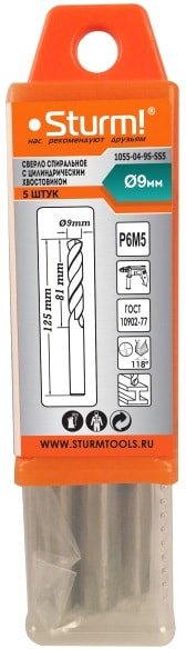 

Набор сверл Sturm 1055-04-9S-SS5 (5 предметов)