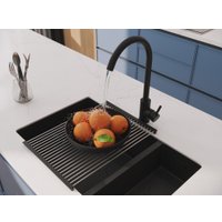 Смеситель Cersanit Cомо однорычажный 68243 (черный)