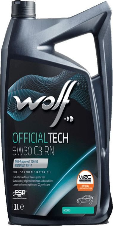 

Моторное масло Wolf OfficialTech 5W-30 C3 RN 1л