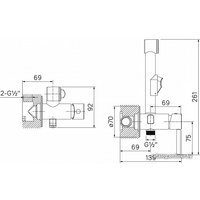 Гигиенический душ IDDIS 003SBR0i08