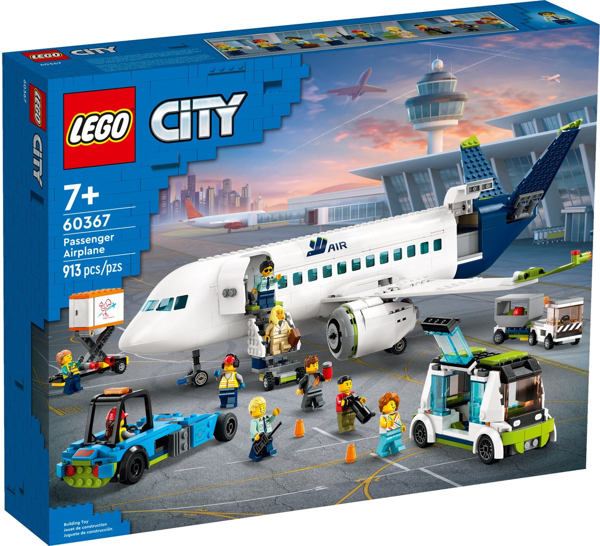 

Конструктор LEGO City 60367 Пассажирский самолет