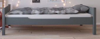 Кровать ММЦ Амелия 90x200 (серый воск)