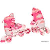 Роликовые коньки Favorit 106SET-L-PN (р. 38-41)