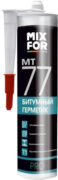 

Герметик Mixfor MT-77 битумный 260 мл