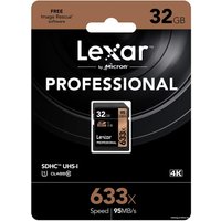 Карта памяти Lexar LSD32GCB1EU633 SDHC 32GB