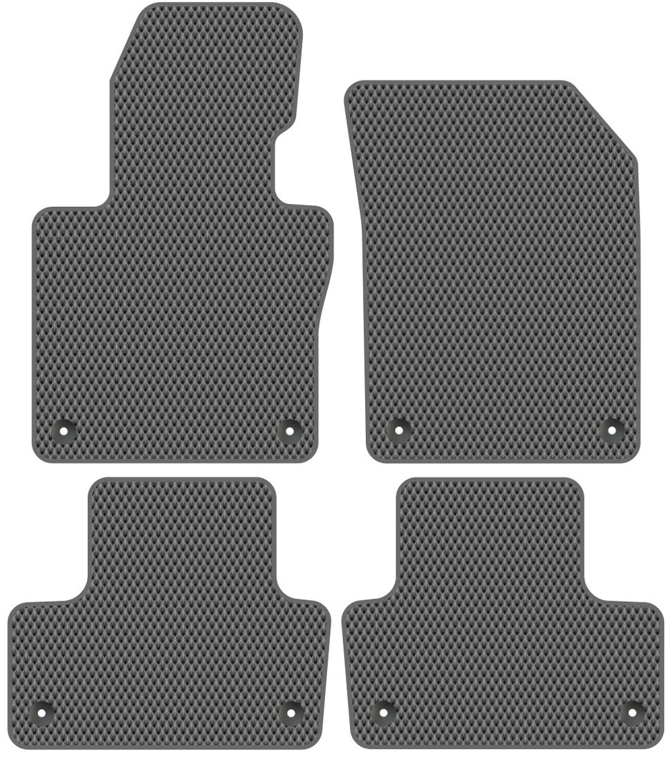 

Комплект ковриков для авто Alicosta Volvo XC60 II (suv / UZ) 2017 - Н.В. (серый, ромб)