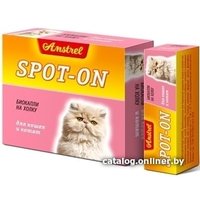 Капли от блох и клещей Amstrel Spot-on для кошек и котят