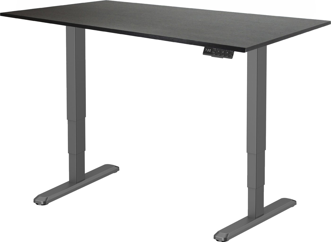 

Стол для работы стоя ErgoSmart Unique Ergo Desk 1380x800x18мм (дуб мореный/черный)