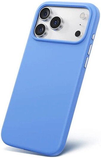 Чехол для телефона Baseus Colorful Liquid Silicone Magnetic Case для iPhone 17 (голубой)