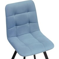 Стул Notta Чилли (черный/голубой)