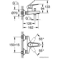 Смеситель Grohe Bauflow 23601000