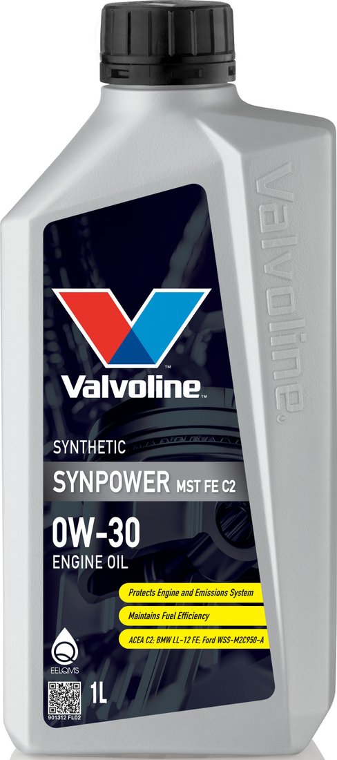 

Моторное масло Valvoline SynPower MST FE C2 0W-30 1л